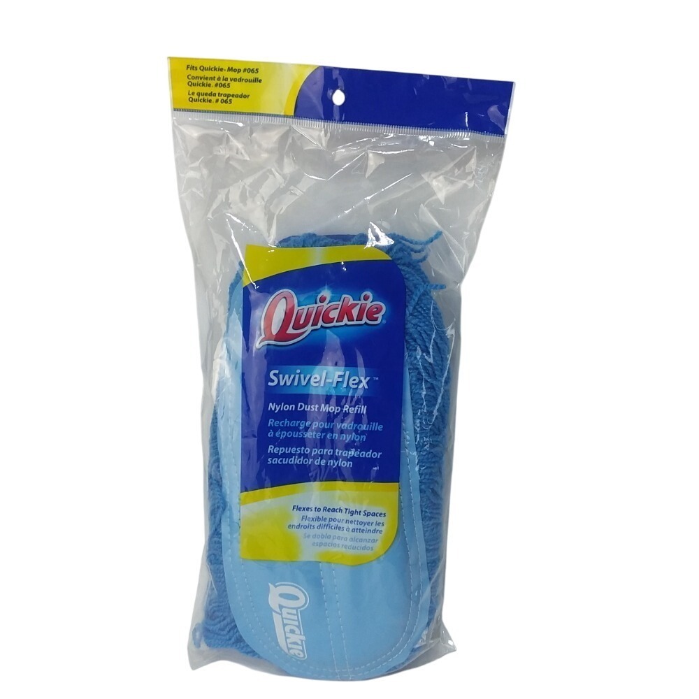 Quickie Swivel-Flex Mop Refill Nylon Dust Mop Head Fits #065 Sealed New